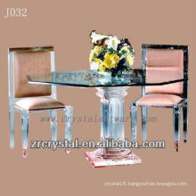 K9 Transparent Crystal Table and Chair